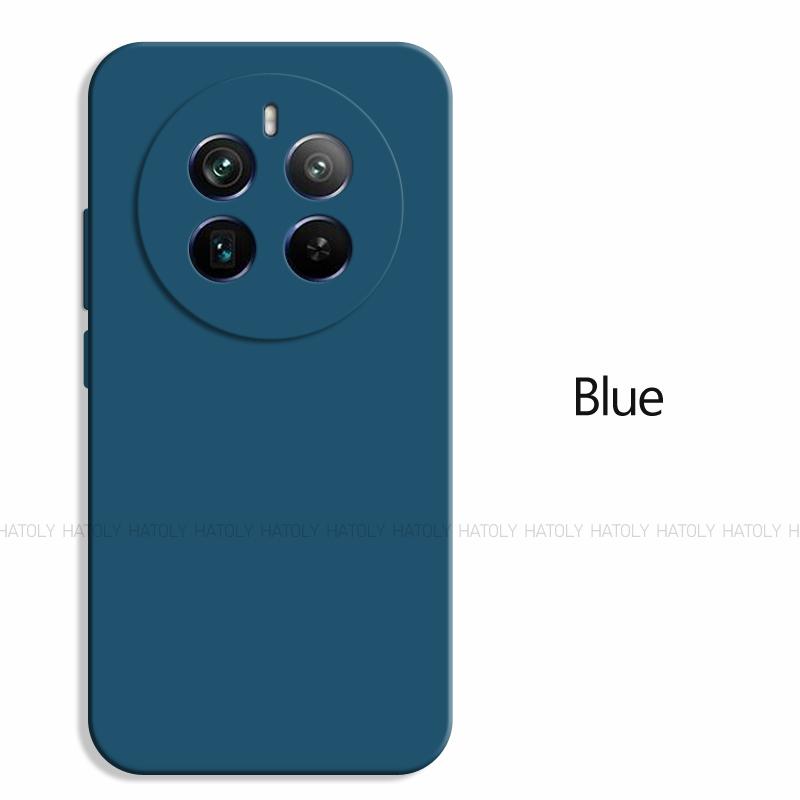 For Realme 12 Pro Case Realme 12 + Pro Plus 5G Cover Luxury TPU Shockproof Liquid Silicone Protective Phone Back Cover