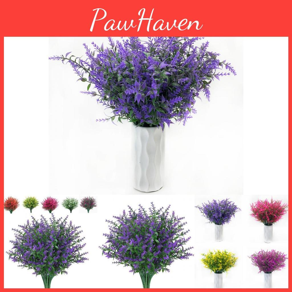 Lavender Plant Artificial With Realistic Design For Landscaping Outdoor