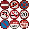 Holzschild „STOP“ mit Warnung, rund, für Garage, Vintage, Holzschild, Blechschild, Wanddekoration für Zuhause, Bar, Kneipe, Ladenschild, Männerhöhle, Yad, Outdoor, für Tür