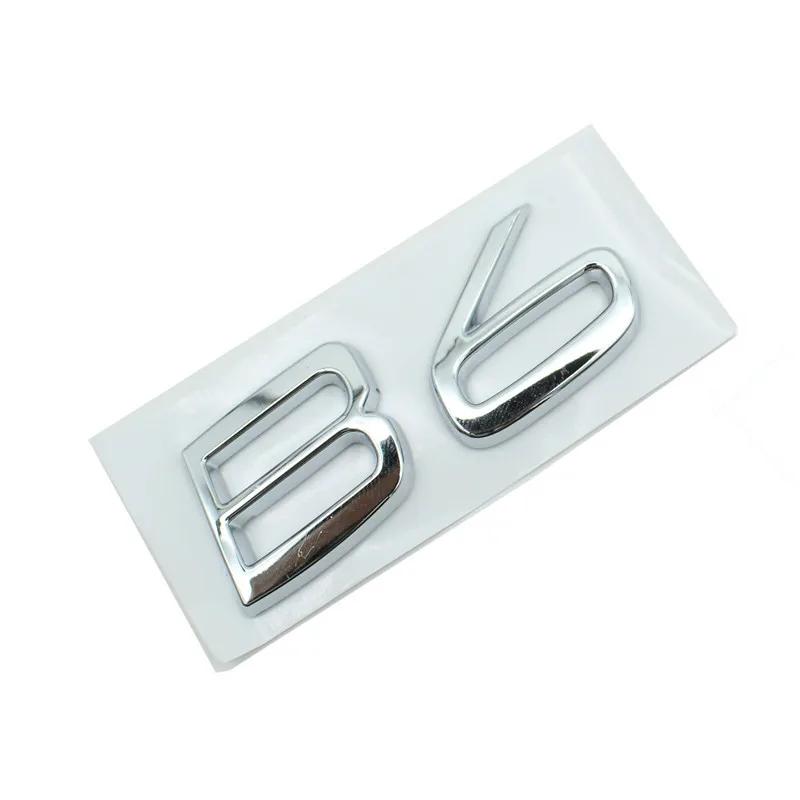 1 Stück 3D ABS Silber Schwarz Auto Heckklappe Buchstaben Logo Emblem Abzeichen Aufkleber Für Volvo B3 B4 B5 B6 Auto Styling Zubehör