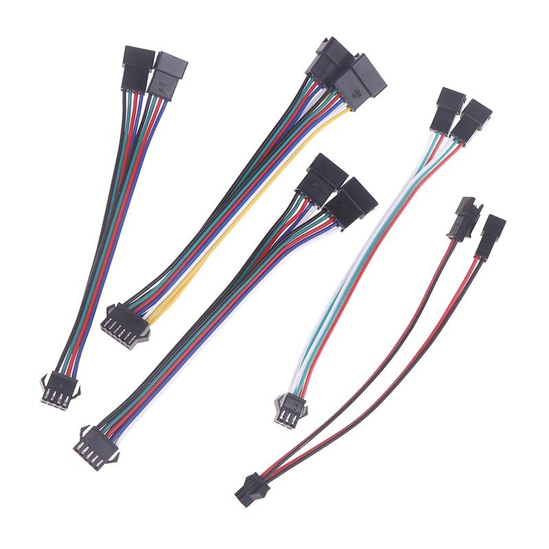 2Pin 3Pin 4Pin 5Pin 6Pin Led Splitter Connector Jst Sm Male Female Wire Cable For Ws2812 Ws2811 Sk6812 Rgb Rgbw Led Strip