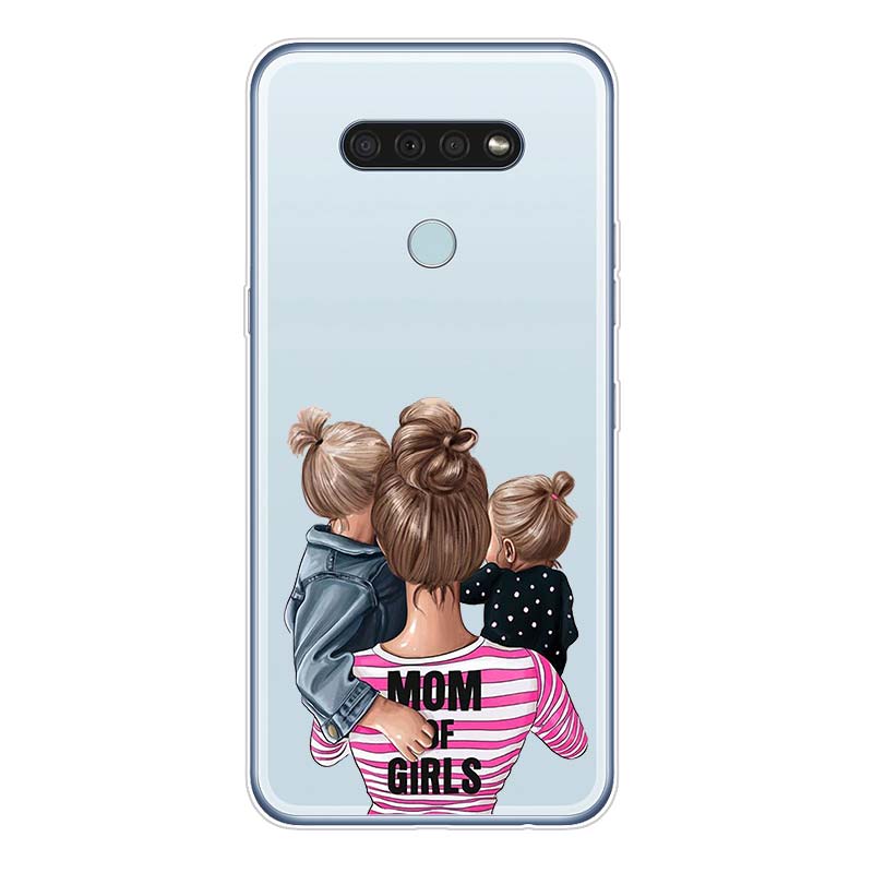 

Семья, мама, ребенок, папа для LG K92 K52 K62 K22 K71 K61 K51S K41S G8 G8S G8X V35 V50 V40 V50S V60 Q60, чехол для телефона LG K40S