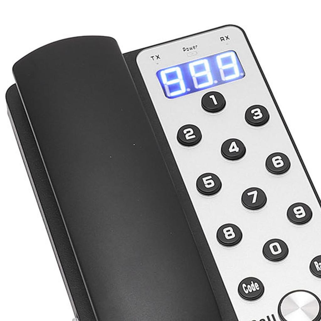 Kabelloses Intercom-Telefon 433MHz Stabile Übertragung 1000m Große Reichweite Vollduplex Intercom-Telefon für Büro 1 Haupteinheit