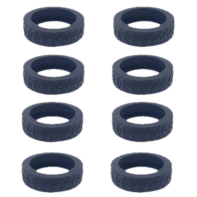 Universal Silent Wheel Rubber Covers for Suitcases and Trolleys