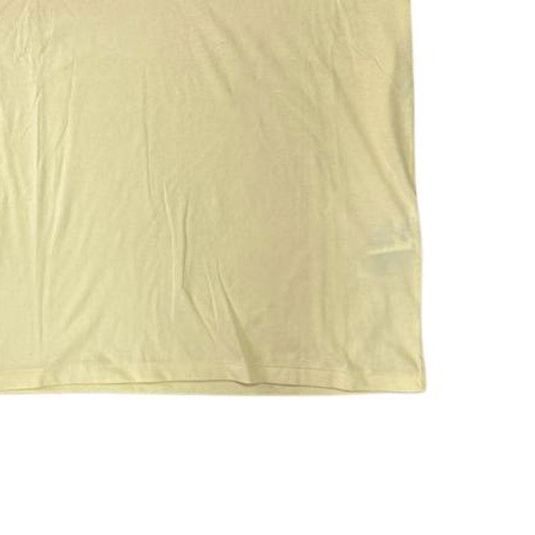 Polo Ralph Lauren Solid Color Logo Embroidered V-Neck Short Sleeve T-Shirt Women Tops Yellow 211682523-089