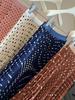 New Summer French Polka Dot High-Waist Pleated A-line Midi Skirt for Women