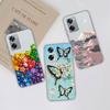 For Oppo A77 A77S Phone Case Colorful Flowers Patterns Back Cover For OppoA77 A77 S 2022 Soft TPU Transparent Silicone Bumper