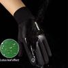 Schwarze Winter-warme volle Finger, wasserdicht, Radfahren, Outdoor-Sport, Laufen, Motorrad, Ski, Touchscreen, Fleece-Handschuhe