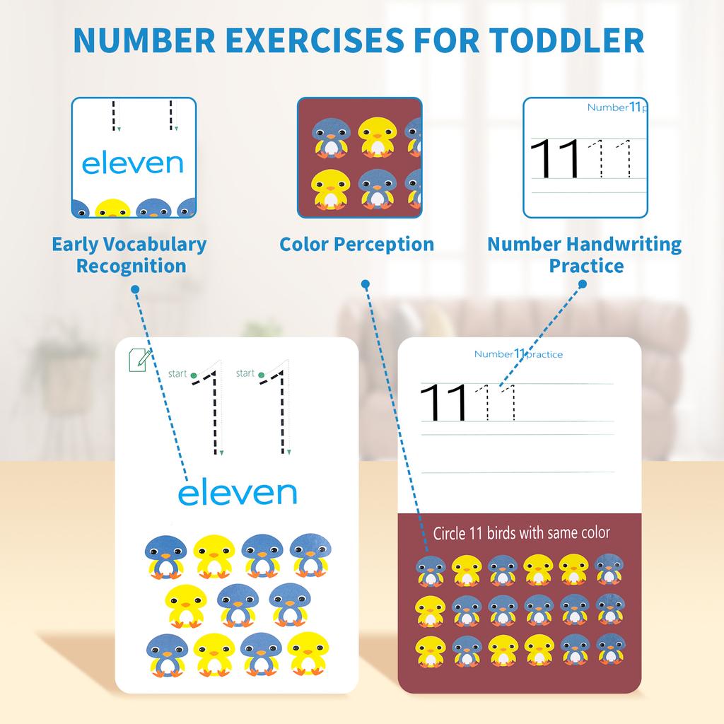 Animals English Words Learning Flashcards Kids Practice Words Cards Montessori Toys Early Toddler Educational Toys for Kid Gifts