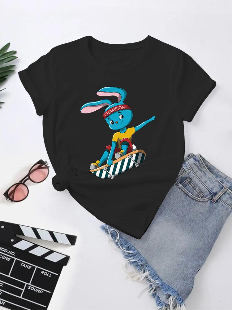 

Summer Women s T-Shirt Printed T-Shirts Female Casual Tops Loose Oversized Tshirt High Quality Short Sleeve Ladies Tshirts XXXL білий