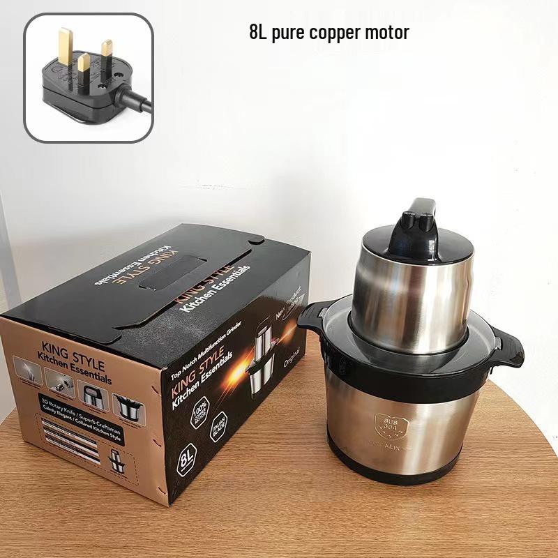 Multifunktionale Fleischmühle & Küchenmaschine aus Edelstahl, Elektrischer Babykostbereiter mit großem Fassungsvermögen