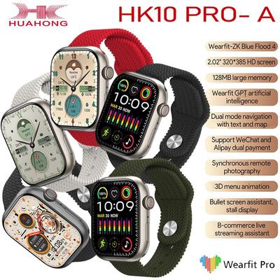 2025 New HK10 PRO-A Amoled Screen Smart Watch Local Music Album NFC TWS Smart Watch for Men and Women