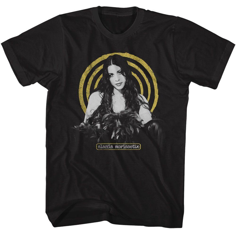 Alanis Morissette Yellow Spiral Music Shirt S