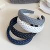 Trendy Polka Dot Multicolor Hairbands Thick Sponge for Elegant Styling