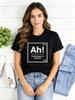 Ah Das EleUnisext Überraschungs T-Shirt Projekt Hail Mary Shirt Chemie Witz T-Shirt Lustige Grafik T-Shirts Unisex Unisex Kurzarm Oberteile