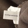 Crepuscule Made In Japan Five-quarter Sleeve Half Zip Knit Polo Shirt 3 Men's Used