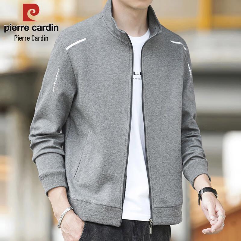 

Pierre Cardin Men s Stand-Collar Zip-Up Sweatshirt Jacket XL
