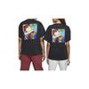 Nike Solid Color Logo Print Short Sleeve T-Shirt Unisex Tops Black FD8523-690