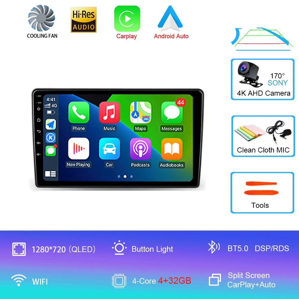 

Автомагнитола Android 14 для Toyota Etios 2011 2012 2013 - 2021 Carplay Auto GPS Мультимедийный 2 DIN Плеер WIFI+4G BT DVD Видео Стерео