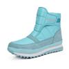 Winter Boots Waterproof Flat Shoes Women Warm Plush Snow Boots Non-slip Boots