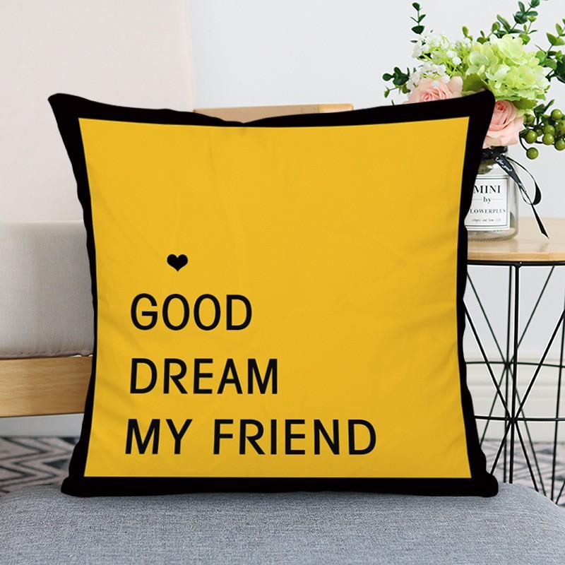 

Cotton and Linen Pillow Case, Sofa Car Waist Pillow, DIY Pillow Case, No Pillow Core Cotton and linen 45 * 45