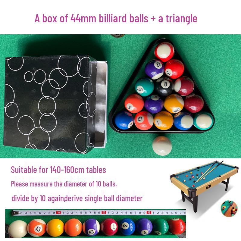 Mini Conjunto de Sinuca Infantil: Brinquedo Bola 8 Preto 25-44mm - Tamanho de Tênis de Mesa