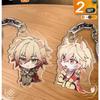 Acrylic Key Chain for Honkai: Star Rail Phainon Mydei Chibi Version Game Peripheral Acrylic Backpack Decoration Pendant Gift