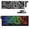 Keycaps traslucidi con stampa laterale a 74 tasti, profilo originale, tema Drago Cinese, Keycap retroilluminato per tastiere meccaniche