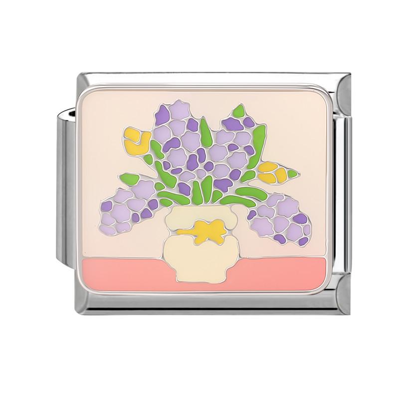 New Creative Design Eyes Colorful Flowers Cat Dog Ball Italian Charm Links Fit 9MM Bracelet Stainless Steel DIY Making Jewelry