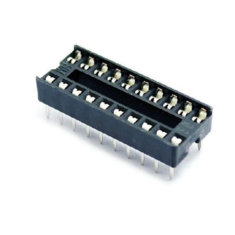 11Pcs DIP IC Chip Sockets Adapter Connector Solder Type Socket 6Pin 8Pin 11Pin 16Pin 18Pin 11Pin 18Pin 11Pin 11Pin Narrow Wide