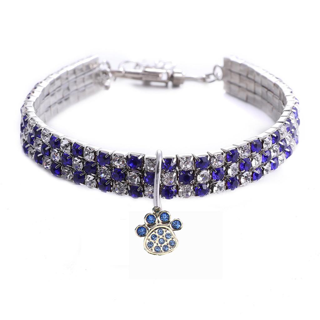 Collier en cristal pour animaux de compagnie, collier pour chien Bling, collier pour animal de compagnie à cristaux scintillants pour petits et moyens chiens