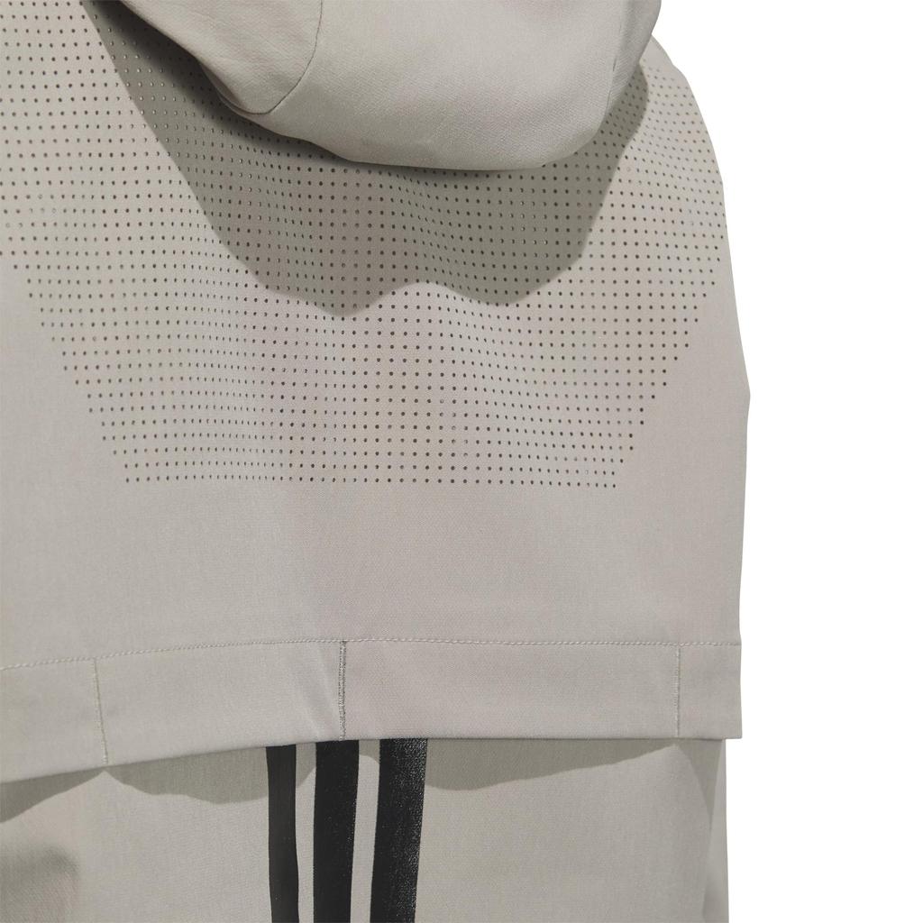 Adidas Premium Active Regular Fit Stretch Woven Hoodie Putty Beige Sizes Men's Full-Zip KQD65, (JM2008), J/XL