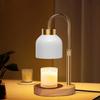 New for Creative Design Flameless Adjustable Aromatherapy Wax Melting Lamp Solid Wood Essential Oil Candle Melting Table Lamp