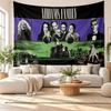 The Addams Family Wall Tapestry Home Decor Hanging Cloth Art Background Tapestry for Bedroom