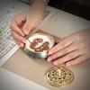 Incense burner incense seal stove plate incense burner sandalwood incense seal tool agarwood incense burner sandalwood burner