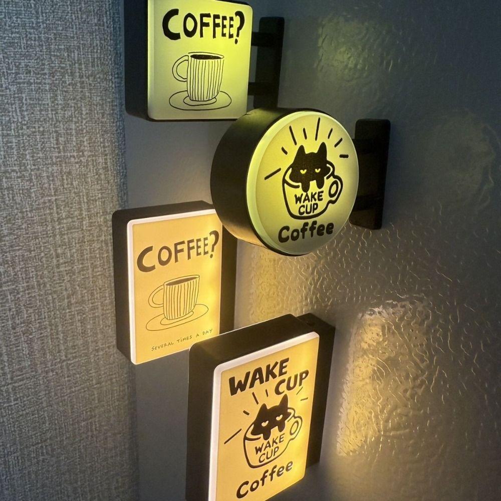 Retro Style Glowing Fridge Magnet Magnetic Mini Luminous Lightbox  Gift