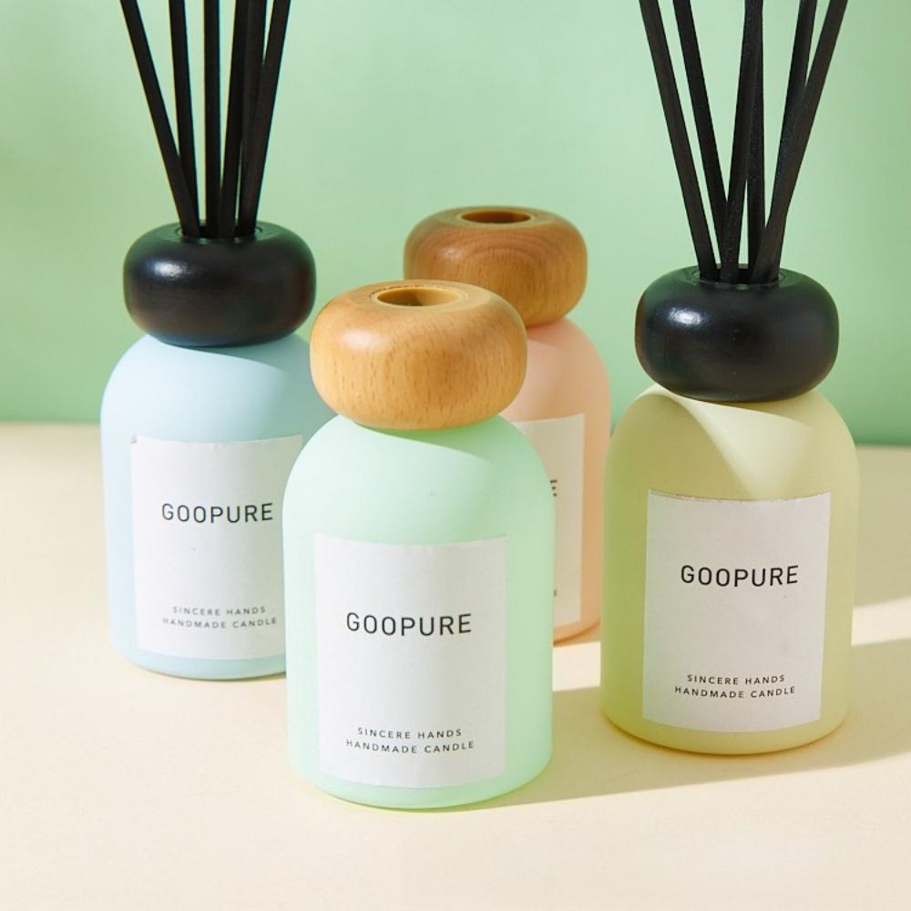 Colorful Aromatherapy Bottle No Fire Rattan Dried Floral Fragrance Empty Bottle for Home Indoor Expansion Packaging Bottle