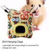 Warm Plush Bird Hanging Cave     Hammock Hanging Winter Birds Cage (L Owl)