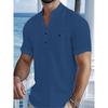 Herren Kurzarm T-Shirt Retro Atmungsaktiv und Leicht Herren Baumwolle und Leinen Tang Kleidung