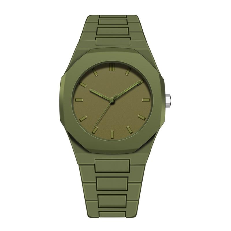 Men'S Quartz Watch Waterproof Roman Numeral South East Asia Middle East Plastic Watch Men'S Premium Sense