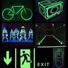 2pcs Luminous Fluorescent Night Self-adhesive Glow In The Dark Switch Sticker Tape Safety Security Room Decoration Warning Tape