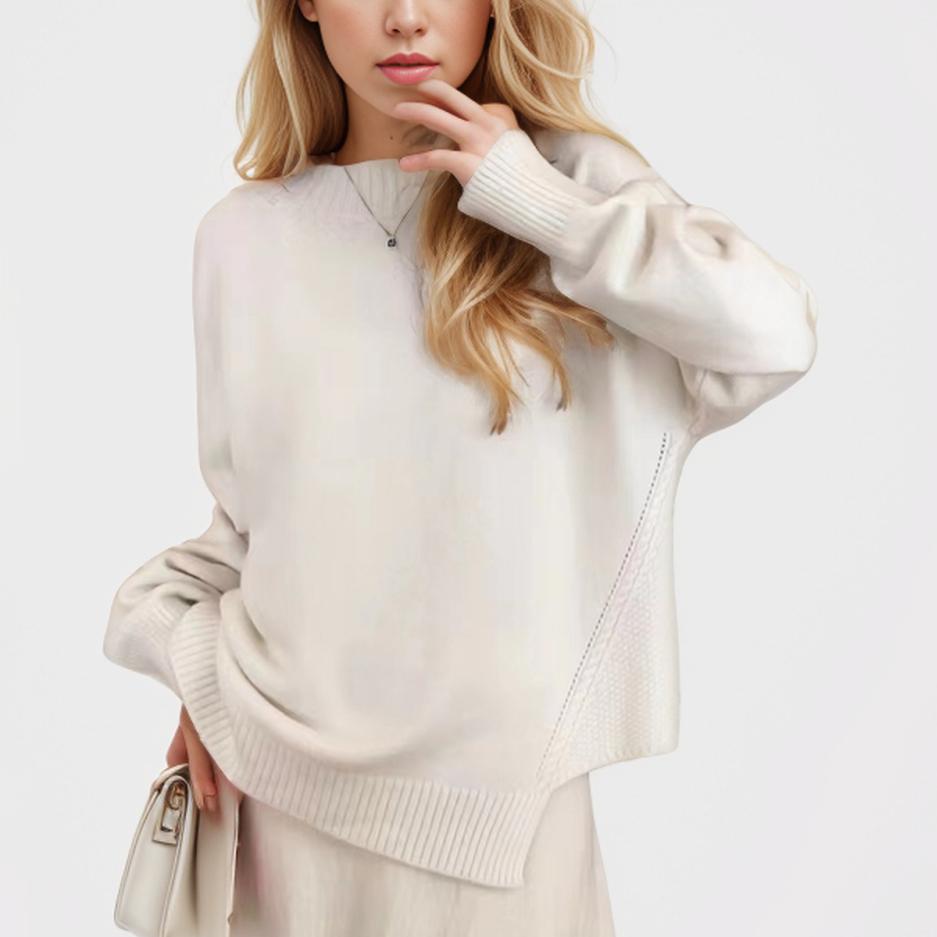 

DIMANAF 2024, осенние женские свитера, зимний женский пуловер, топы, женская водолазка, трикотажные базовые однотонные футболки 4152