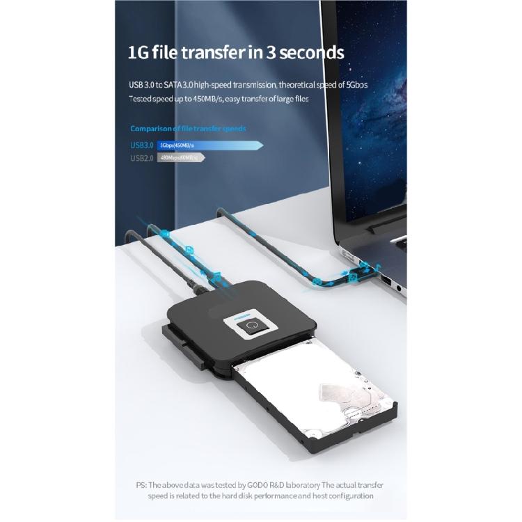 USB3.0 to IDE Converter for 2.5/3.5Inch Hard Drive Supports Hard Disks Drives Conversion Adapter Efficient