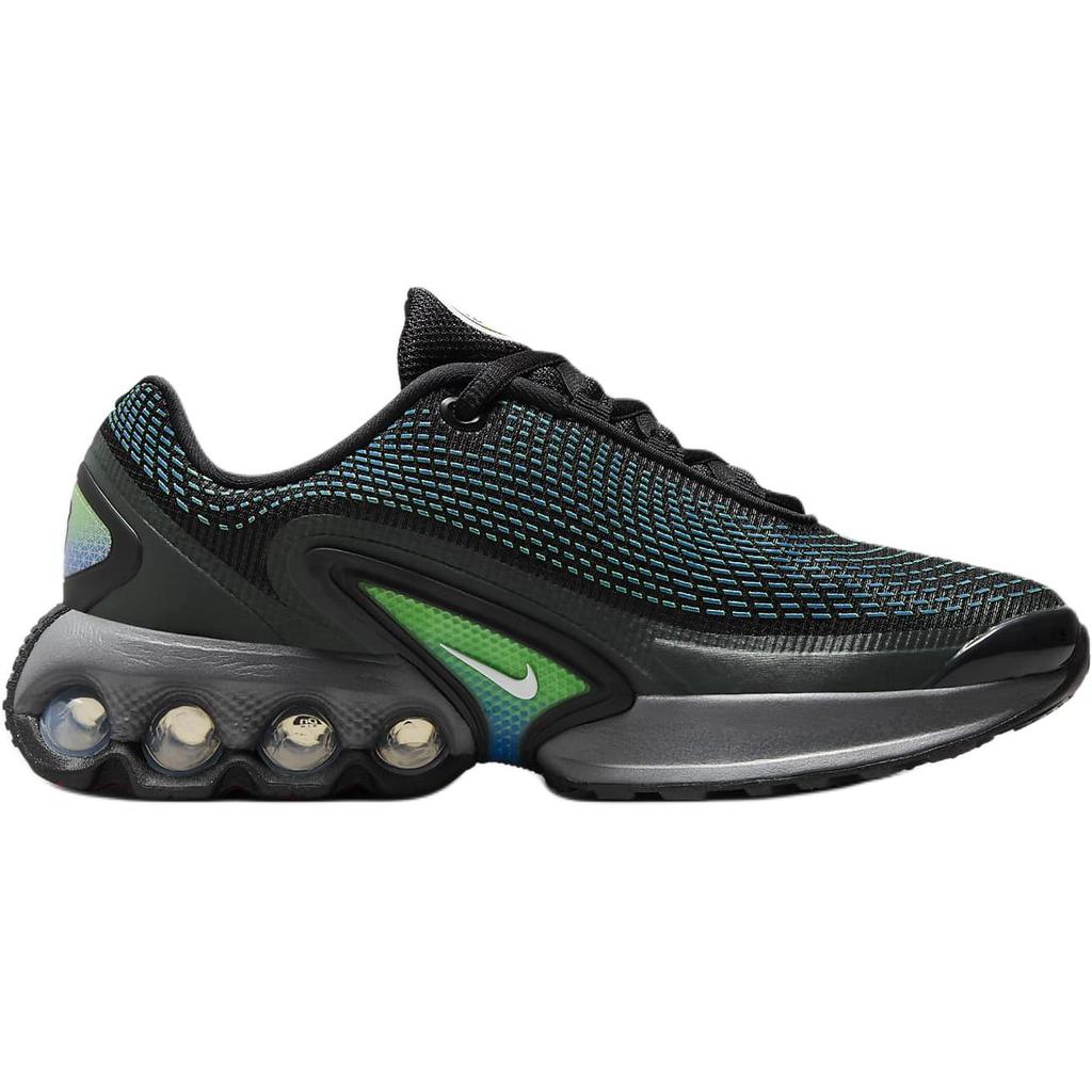 Nike Air Max DN GS Hyper Cobalt Rage Green Kids Sneakers Black White FB8987-010