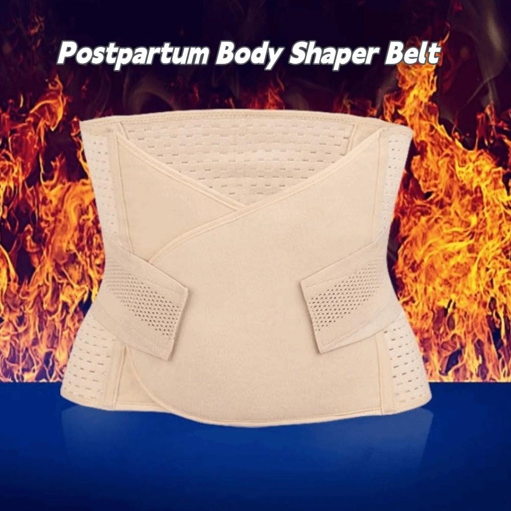 Thin Postpartum Body Shaper Belt Seamless Tummy Control Women Girdle Belt Adjustable Breathable Slimming Shapewear Postpartum