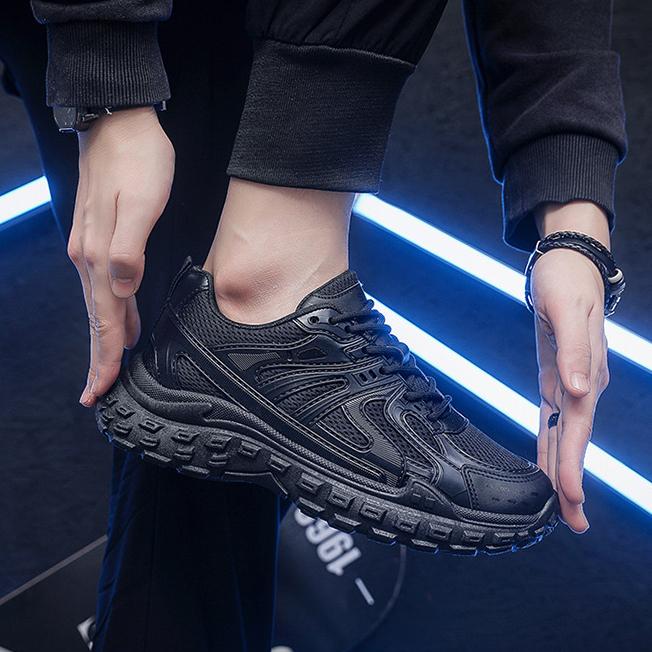 Pracovní ochranné boty Muži Jarní novinka Prodyšná síťovaná obuv Pánské Protiskluzové Odolné proti opotřebení Sportovní Obuv pro tátu Práce Stavby