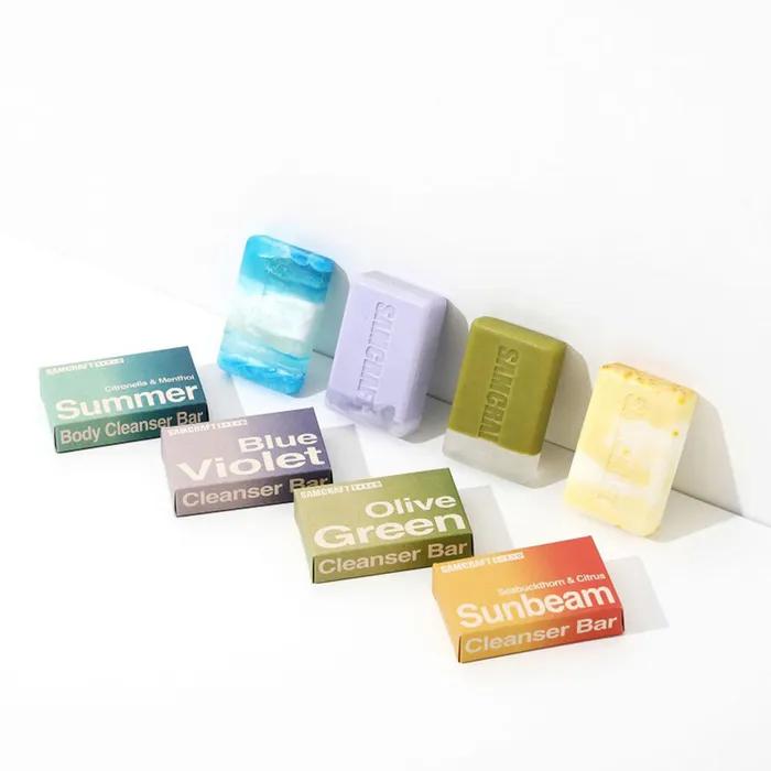 Samcraft Perfume Cleanser Bar 100g Body Wash All-in-one Handmade Solid Soap