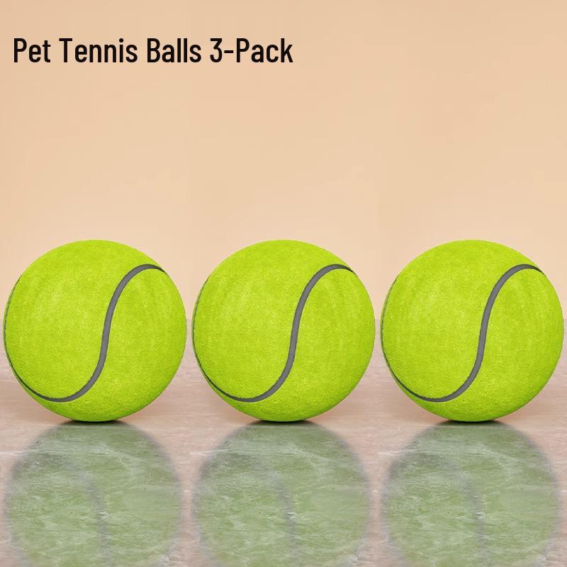 Elastischer Rückprall Tennisball Spielzeug für Welpen Zahnung und Outdoor-Training