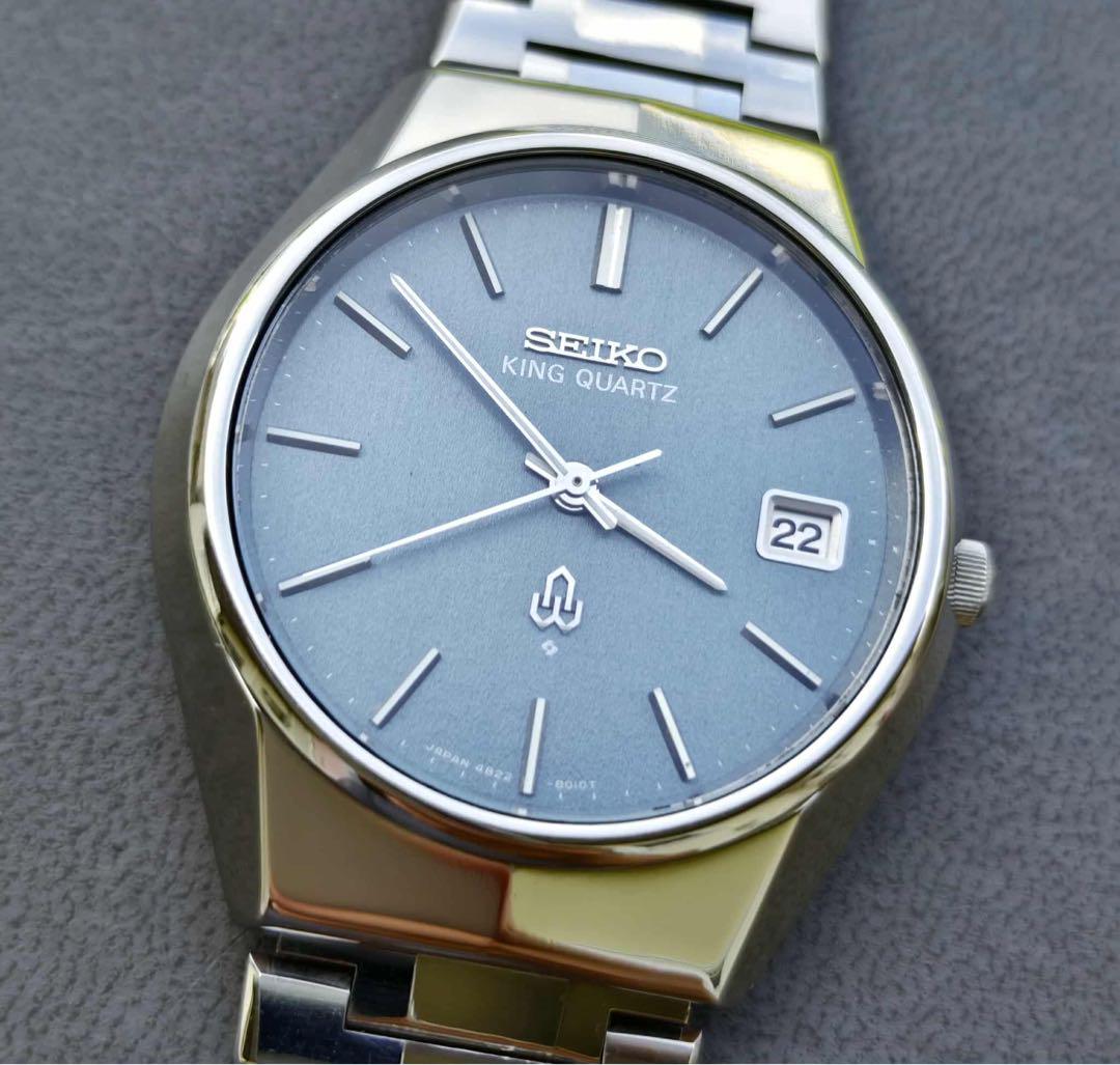 

[USED] 1975 Seiko King Quartz Rare Beautiful Product Scratch-Free Glass