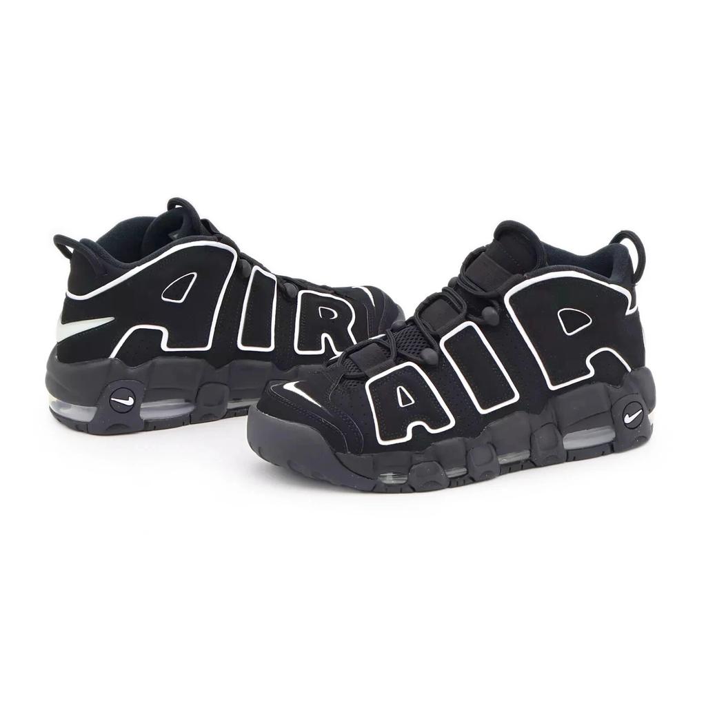 414962-002 Nike Air More Uptempo Black White (Men's)